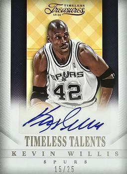 2013-14 Panini Timeless Treasures - Timeless Talents #2 Kevin Willis Front
