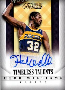 2013-14 Panini Timeless Treasures - Timeless Talents #3 Herb Williams Front