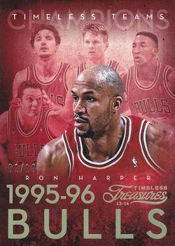 2013-14 Panini Timeless Treasures - Timeless Teams Gold #21 Ron Harper Front