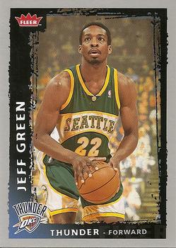 2008-09 Fleer #196 Jeff Green Front
