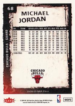 2008-09 Fleer #68 Michael Jordan Back