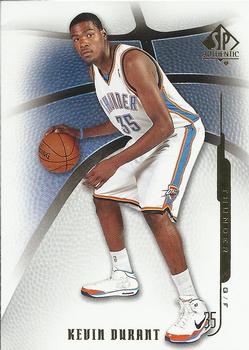 2008-09 SP Authentic #4 Kevin Durant Front