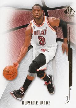 2008-09 SP Authentic #1 Dwyane Wade Front