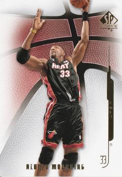 2008-09 SP Authentic #2 Alonzo Mourning Front