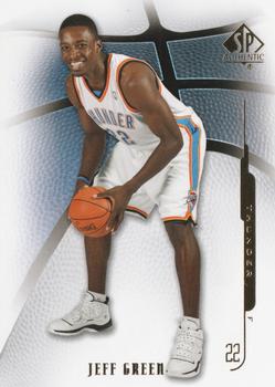 2008-09 SP Authentic #5 Jeff Green Front