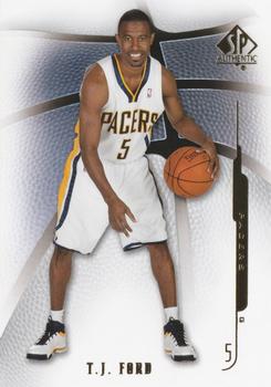 2008-09 SP Authentic #33 T.J. Ford Front