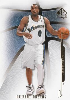 2008-09 SP Authentic #57 Gilbert Arenas Front
