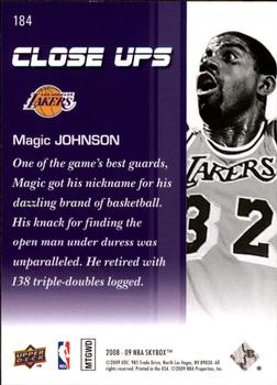 2008-09 SkyBox #184 Magic Johnson Back