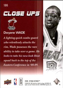 2008-09 SkyBox #186 Dwyane Wade Back