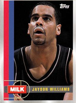1998 Topps Milk Mustache #2 Jayson Williams Front