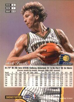  1997-98 Z-Force Basketball #118 Rik Smits Indiana