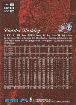 1997-98 Flair Showcase - Flair Showcase Row 2 #34 Charles Barkley Back