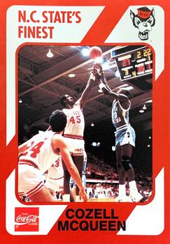 1989 Collegiate Collection North Carolina State's Finest #100b Cozell McQueen Front