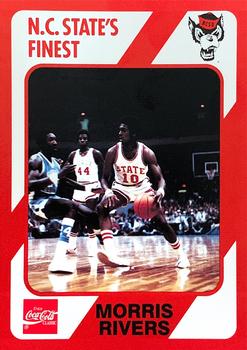 1989 Collegiate Collection North Carolina State's Finest #160b Morris Rivers Front