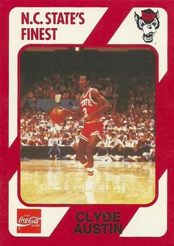 1989 Collegiate Collection North Carolina State's Finest #8 Clyde Austin Front