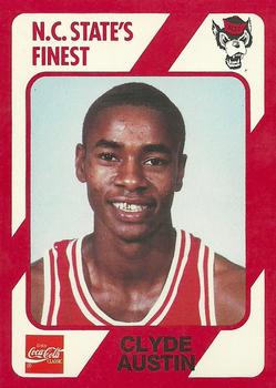 1989 Collegiate Collection North Carolina State's Finest #9 Clyde Austin Front