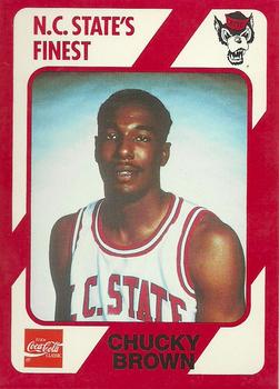 1989 Collegiate Collection North Carolina State's Finest #28 Chuck Brown Front