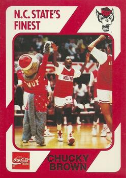 1989 Collegiate Collection North Carolina State's Finest #29 Chuck Brown Front