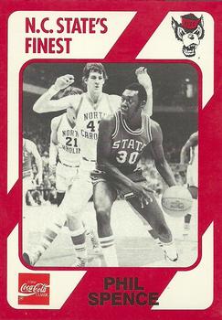 1989 Collegiate Collection North Carolina State's Finest #48 Phil Spence Front