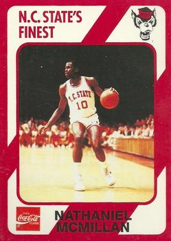 1989 Collegiate Collection North Carolina State's Finest #105 Nate McMillan Front
