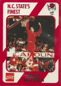 1989 Collegiate Collection North Carolina State's Finest #121 Mike Warren Front