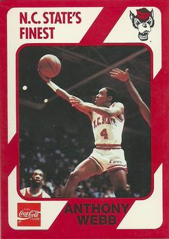 1989 Collegiate Collection North Carolina State's Finest #132 Spud Webb Front