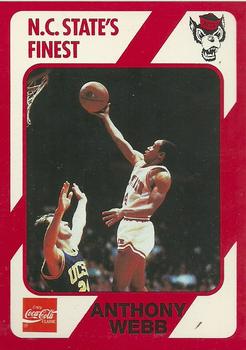 1989 Collegiate Collection North Carolina State's Finest #133 Spud Webb Front