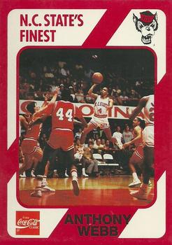 1989 Collegiate Collection North Carolina State's Finest #134 Spud Webb Front