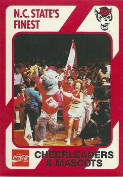 1989 Collegiate Collection North Carolina State's Finest #149 Cheerleaders & Mascots Front