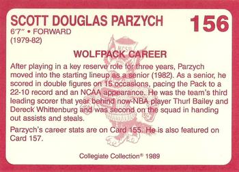 1989 Collegiate Collection North Carolina State's Finest #156 Scott Parzych Back