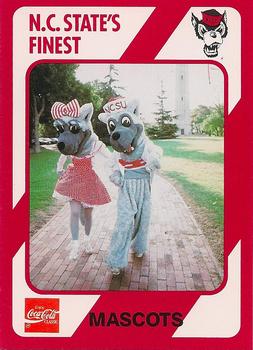 1989 Collegiate Collection North Carolina State's Finest #161 Mascots Front
