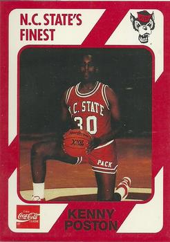 1989 Collegiate Collection North Carolina State's Finest #179 Kenny Poston Front