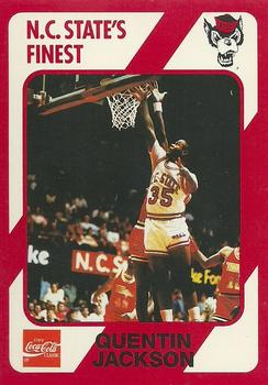 1989 Collegiate Collection North Carolina State's Finest #182 Quentin Jackson Front