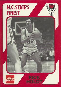 1989 Collegiate Collection North Carolina State's Finest #185 Rick Holdt Front