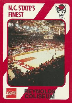 1989 Collegiate Collection North Carolina State's Finest #190 Reynolds Coliseum Front