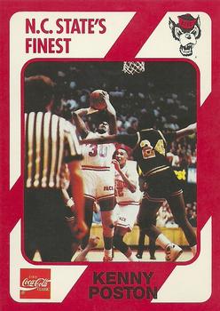 1989 Collegiate Collection North Carolina State's Finest #197 Kenny Poston Front