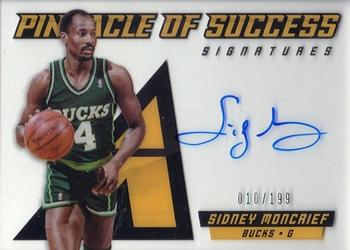 2013-14 Pinnacle - Pinnacle of Success Autographs #26 Sidney Moncrief Front