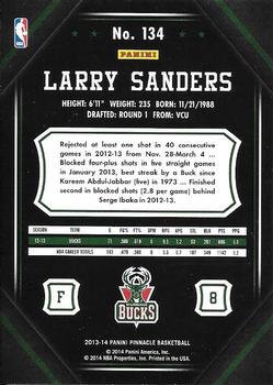 2013-14 Pinnacle - Artist Proof #134 Larry Sanders Back