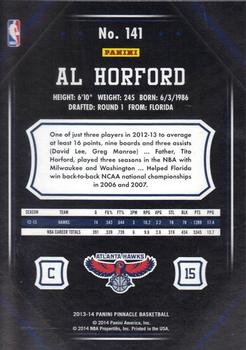 2013-14 Pinnacle - Artist Proof #141 Al Horford Back