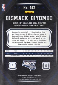 2013-14 Pinnacle - Artist Proof #152 Bismack Biyombo Back