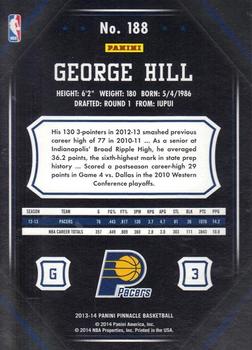2013-14 Pinnacle - Artist Proof #188 George Hill Back