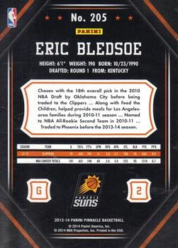 2013-14 Pinnacle - Artist Proof #205 Eric Bledsoe Back