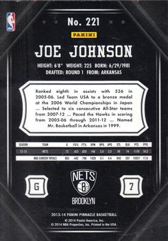 2013-14 Pinnacle - Artist Proof #221 Joe Johnson Back