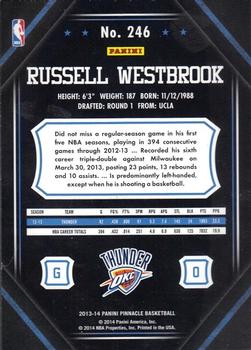 2013-14 Pinnacle - Artist Proof #246 Russell Westbrook Back