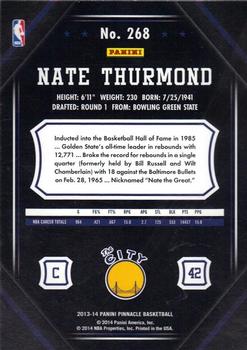2013-14 Pinnacle - Artist Proof #268 Nate Thurmond Back