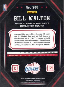 2013-14 Pinnacle - Artist Proof #280 Bill Walton Back
