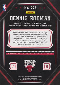 2013-14 Pinnacle - Artist Proof #298 Dennis Rodman Back