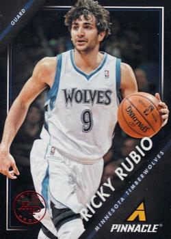 2013-14 Pinnacle - Artist Proof Red #194 Ricky Rubio Front