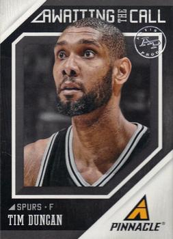 2013-14 Pinnacle - Awaiting the Call Artist's Proofs #4 Tim Duncan Front