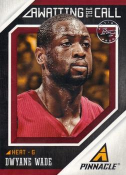 2013-14 Pinnacle - Awaiting the Call Artist's Proofs #6 Dwyane Wade Front